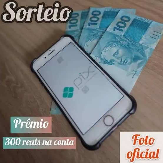 Imagem da campanha $300 no Pix