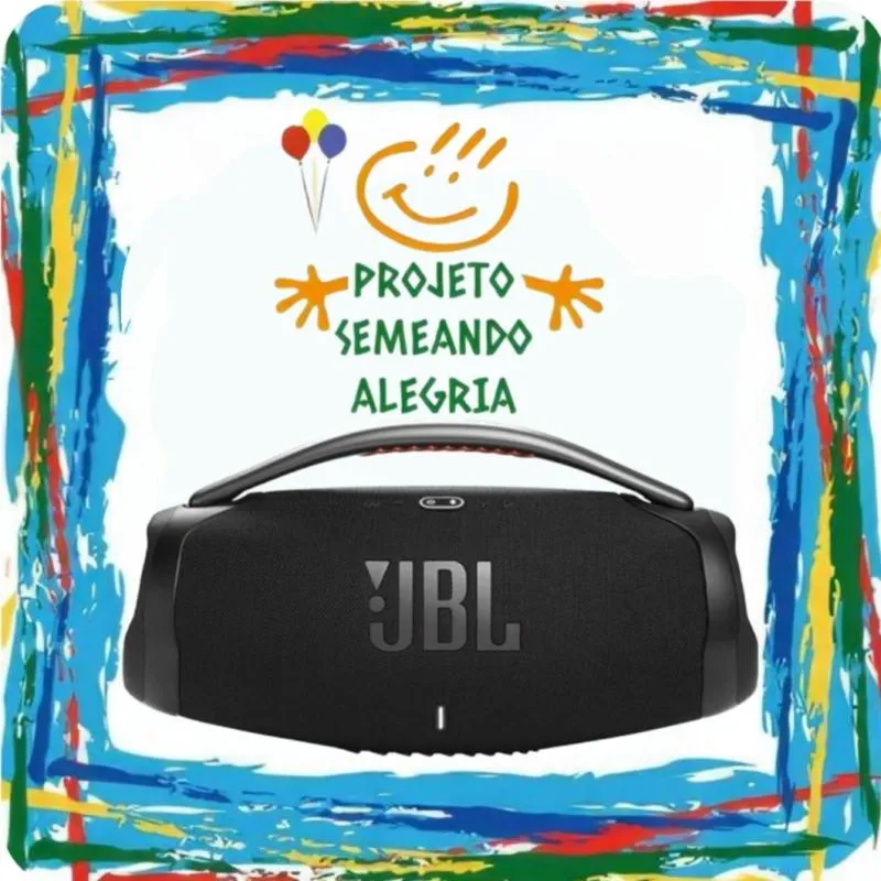 Imagem da campanha JBL BOOMBOX OU UM PIX DE 2.000 NA CONTA