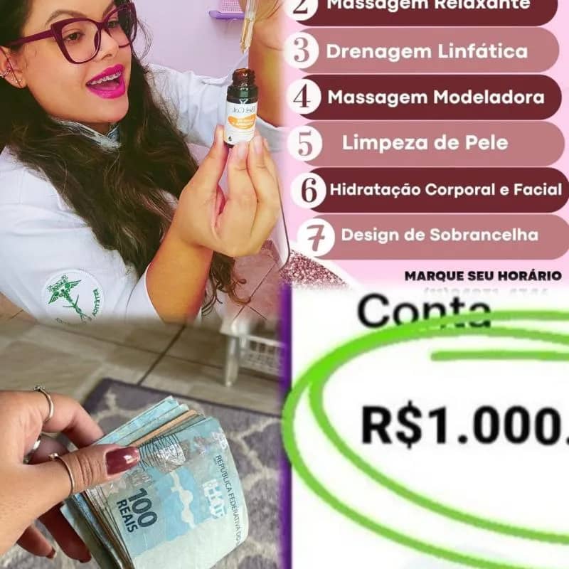 Imagem da campanha Procedimento Estético + 1k (mil reais) no pix