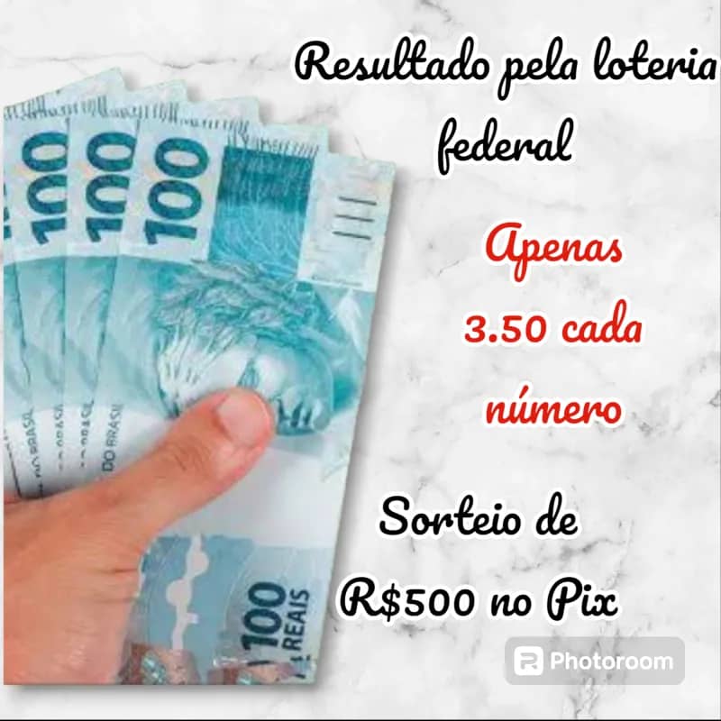 Imagem da campanha R$500 reais no pix