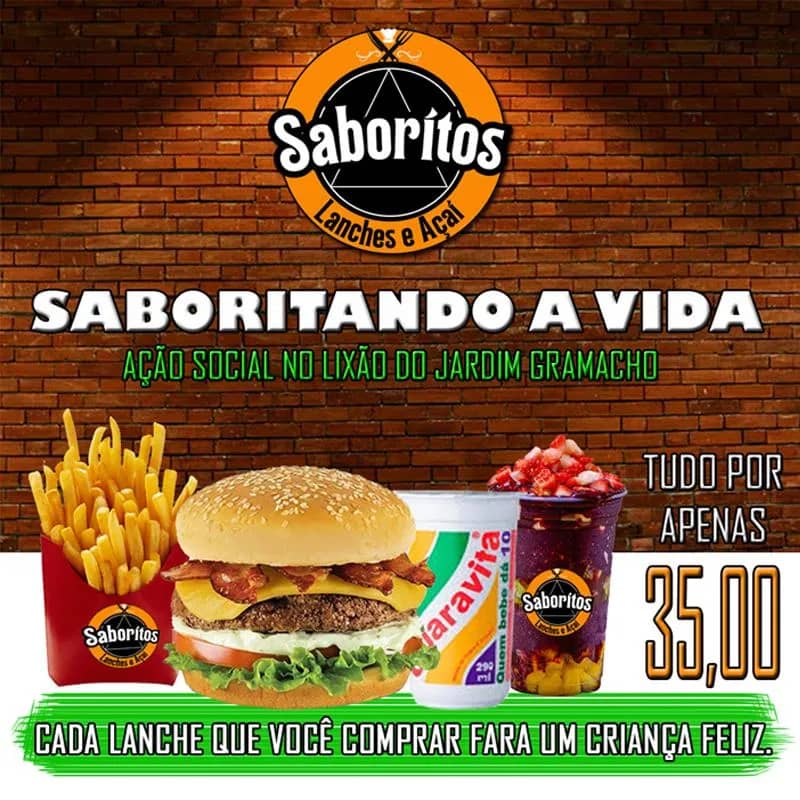 Imagem da campanha Ação Social para Apoio às Crianças que Moram no Lixão de Jardim Gramacho