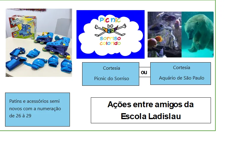 Imagem da campanha Ação entre amigos da escola Ladislau