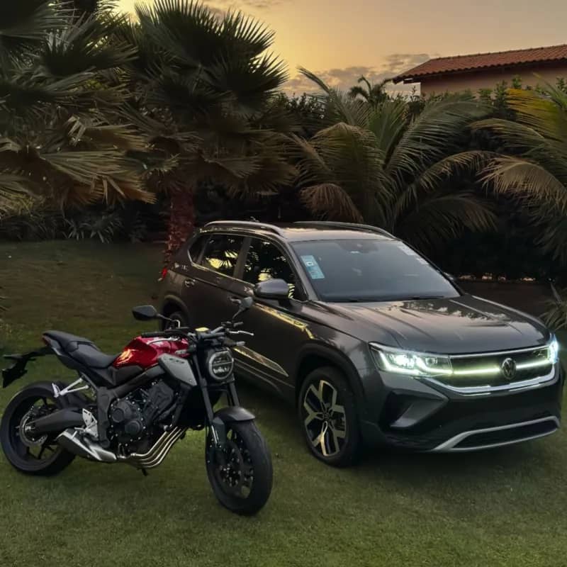 Imagem da campanha TAOS 2024. 0KM