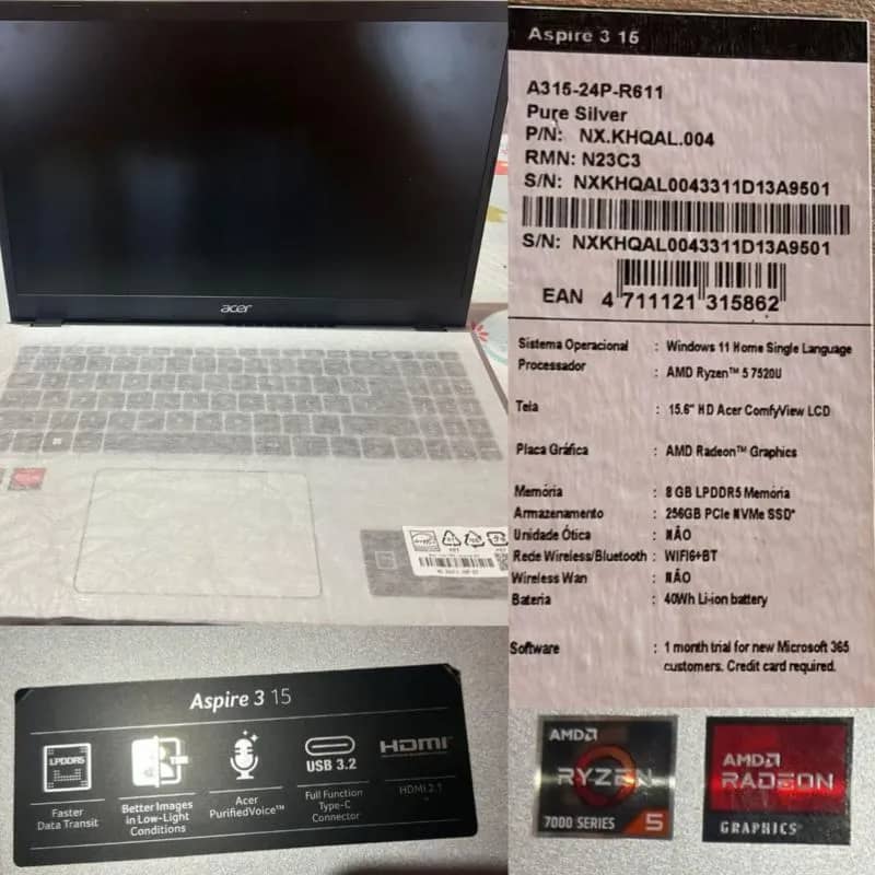 Imagem da campanha COMPRE UM BILHETE DA SORTE  E CONCORRA A UM NOTEBOOK (NOVO) ACER 8 GB DE RAM