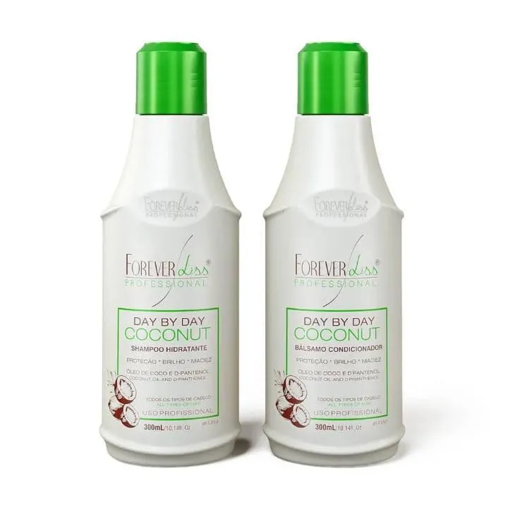 Imagem da campanha Kit Shampoo e Bálsamo Day by Day Coconut Forever Liss