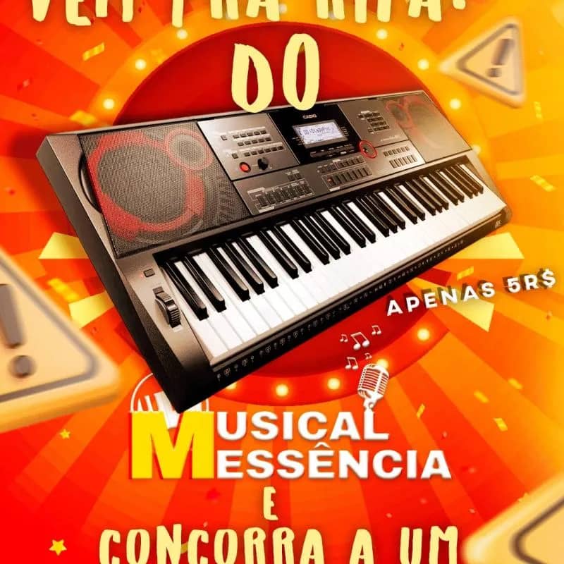 Imagem da campanha Rifa Teclado Cássio CTx 5000