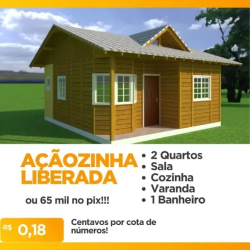 Imagem da campanha Uma casa ou 65 mil no pix