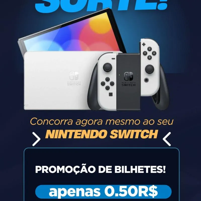 Imagem da campanha Nintendo Switch