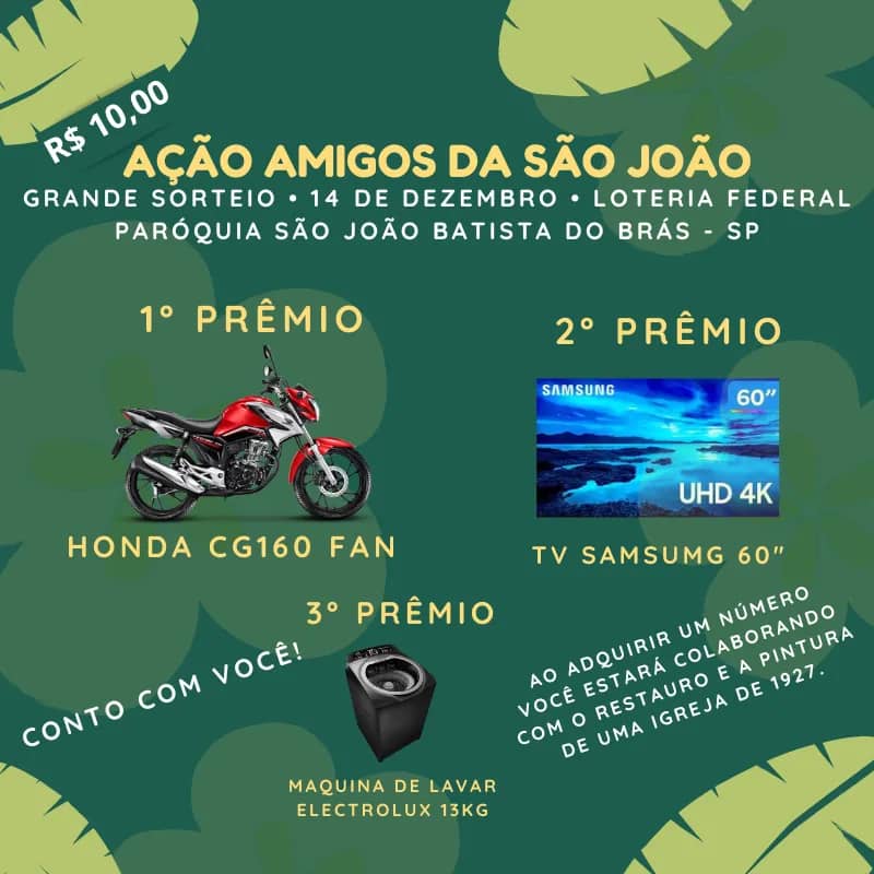Imagem da campanha AÇÃO AMIGOS DA SÃO JOÃO