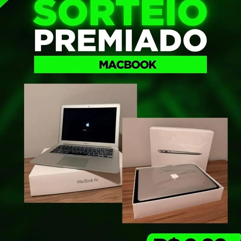 Imagem da campanha RIFA MECBOOK
