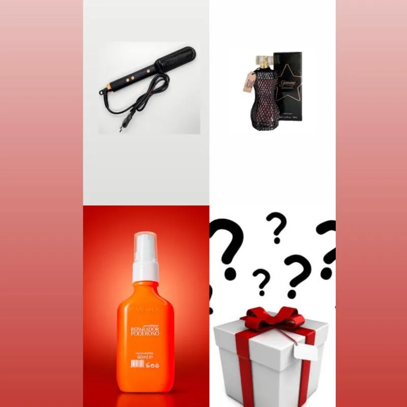 Imagem da campanha Secrets Black , Chapinha Basiqe , Reparador   Poderoso + Prêmio Surpresa