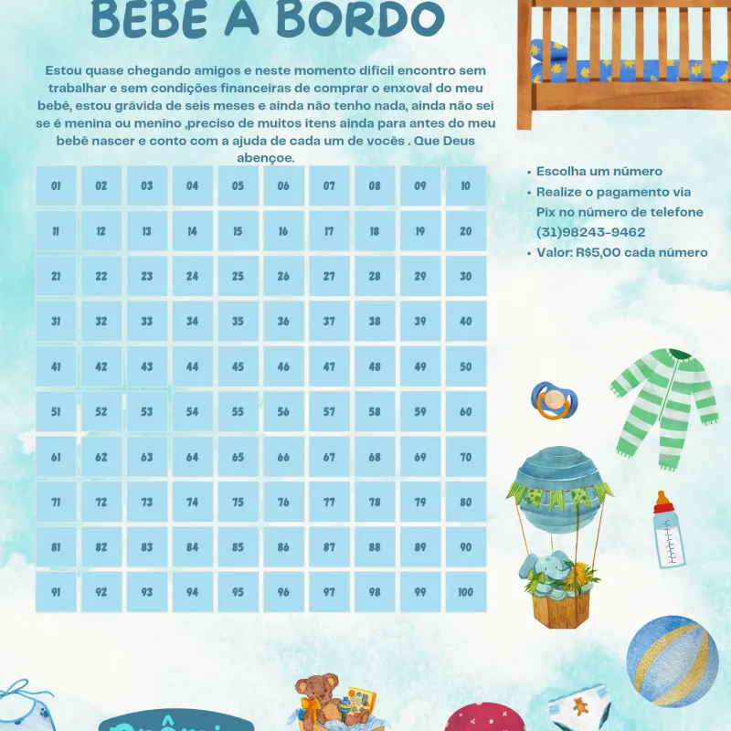 Imagem da campanha Bebê a Bordo