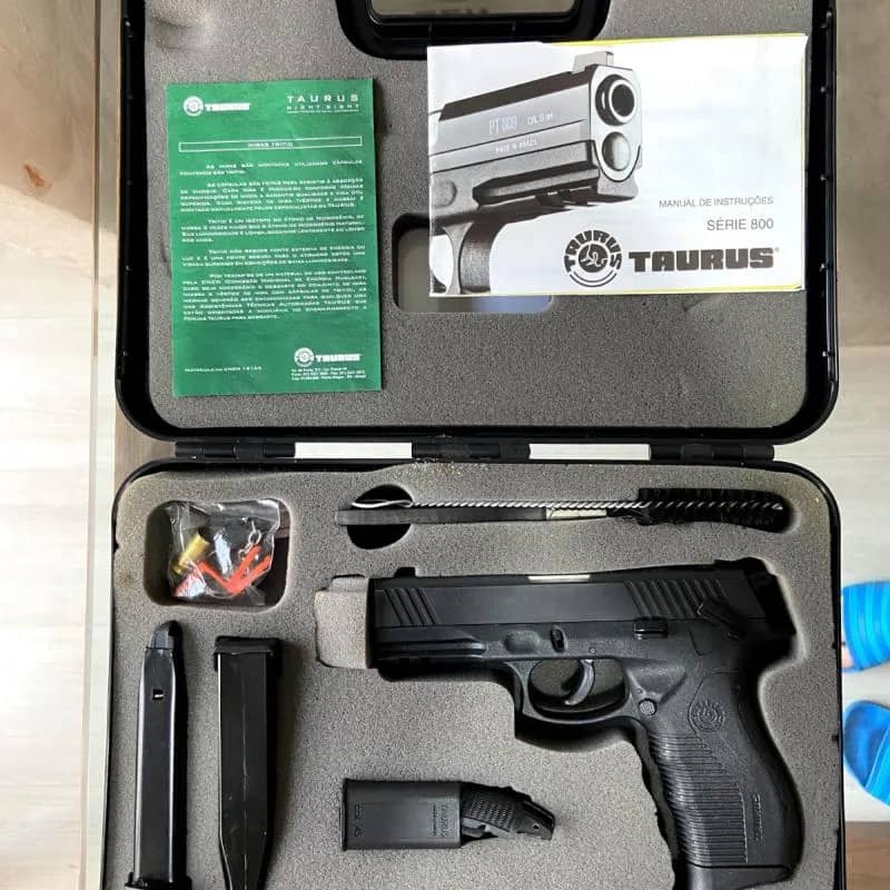 Imagem da campanha PISTOLA TAURUS PT 845 .45 ACP 4" 12+1; Iphone 15 Pro 256gb E-sim 5G Tela 6.1 Titânio; PIX de R$4000,00.
