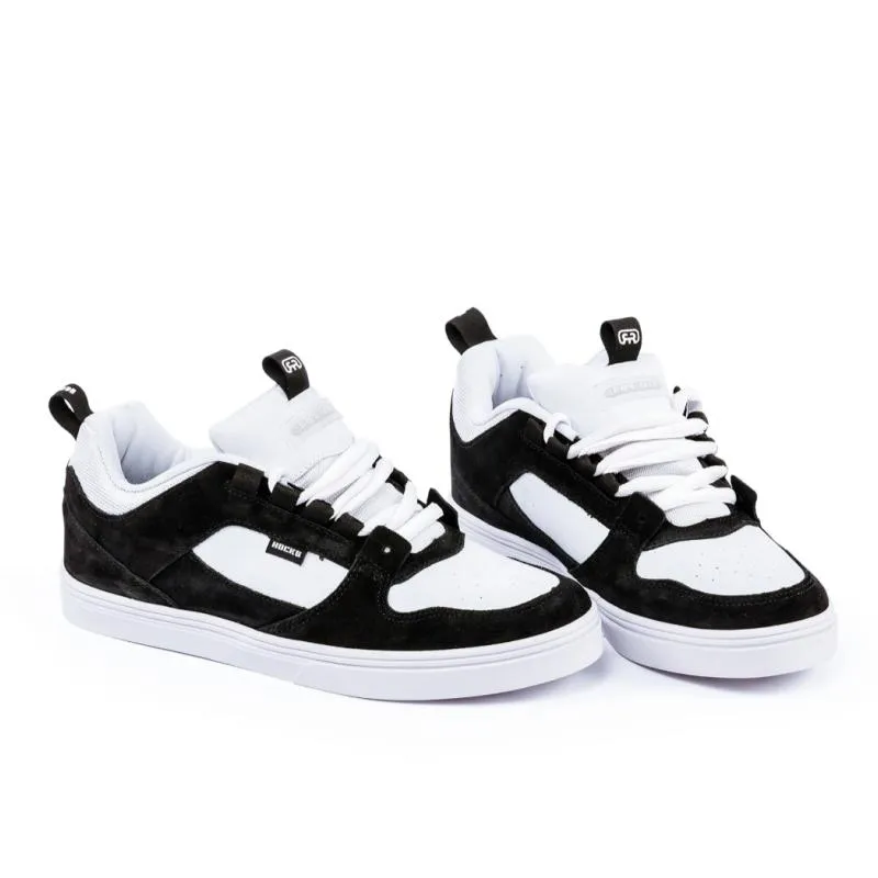 Imagem da campanha Tênis tesla e tênis hocks.