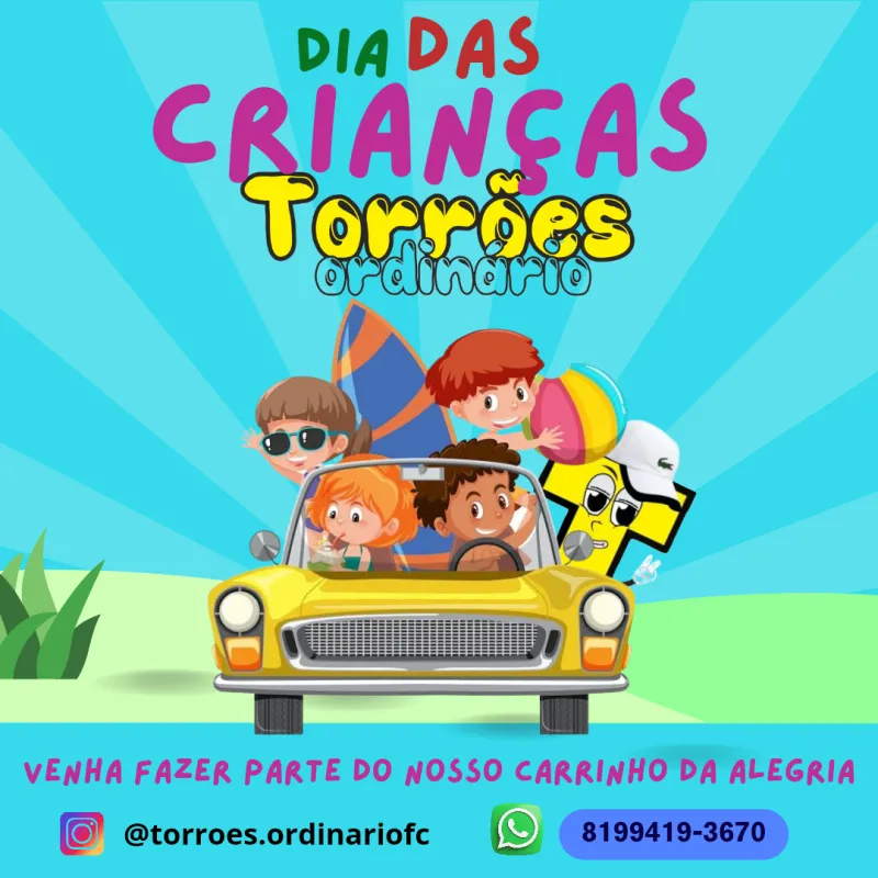Imagem da campanha Rifa Criança Feliz Torrões Ordinário