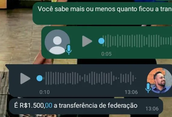 Imagem da campanha preciso pagar minha transferência de federação pra outra e ficou no valor de 1,500 obrigado por me ajudar ❤