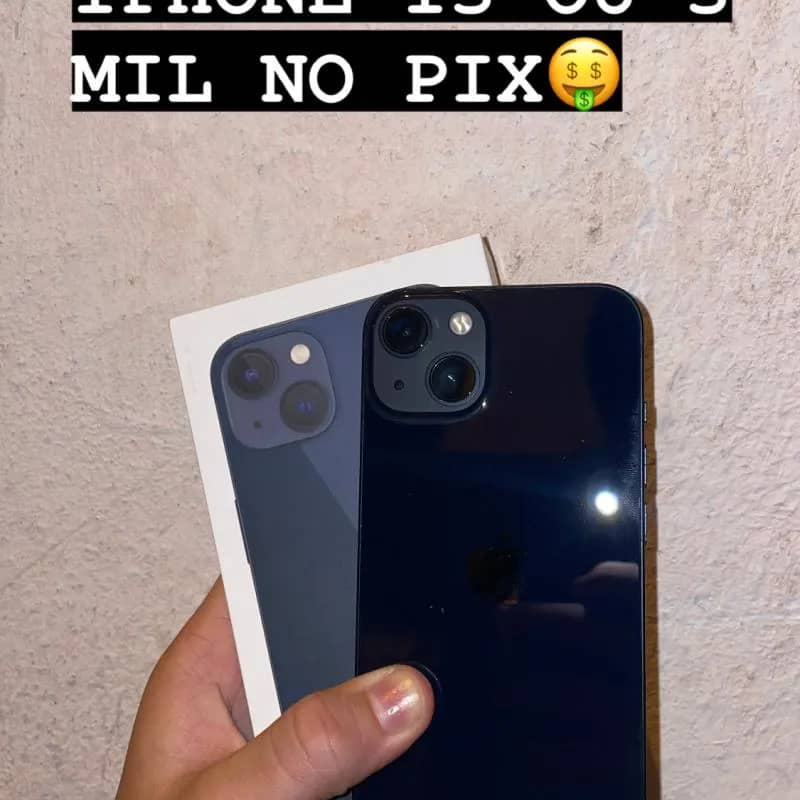 Imagem da campanha IPHONE 13 OU 3 MIL NO PIX