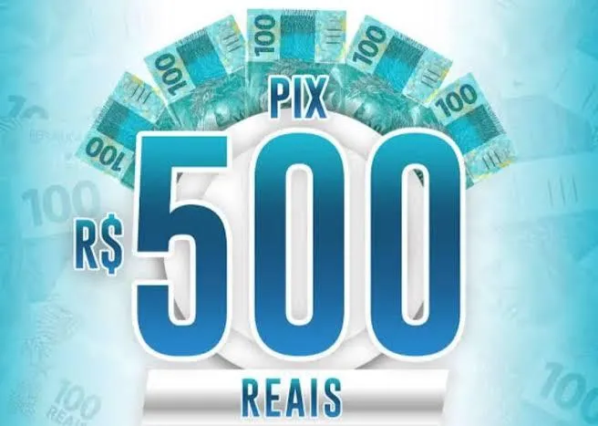 Imagem da campanha 500$ no pix