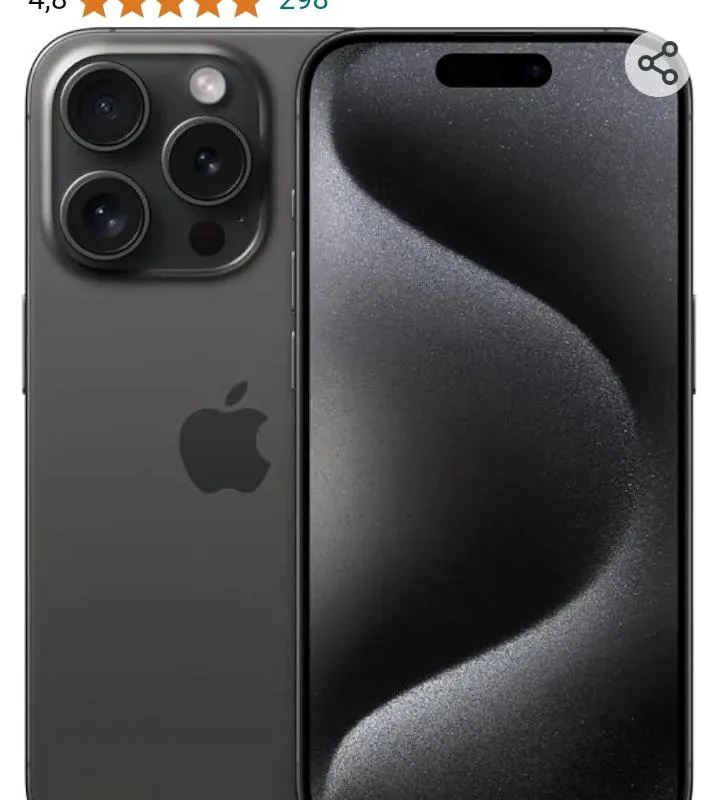 Imagem da campanha IPhone 15 pro 128GB ou 8mil no pix