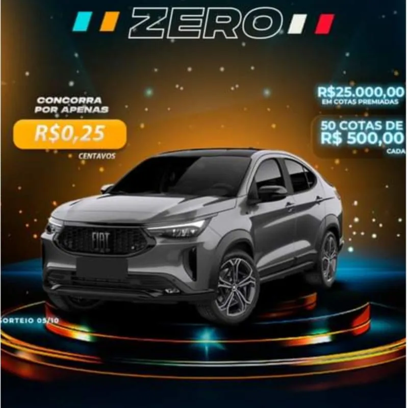 Imagem da campanha Fiat fastback zero