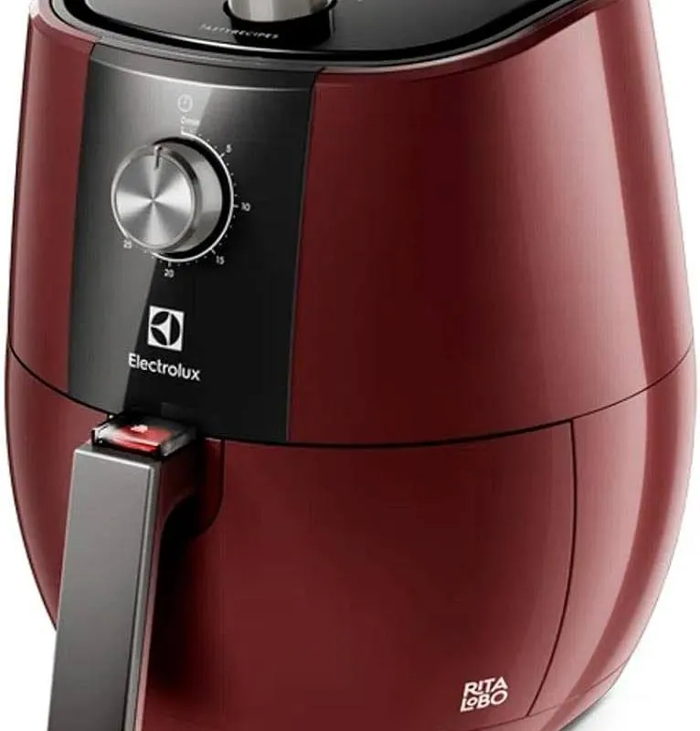 Imagem da campanha Air Fryer Electrolux por Rita Lobo 4L Vermelha Grand Efficient 1400W