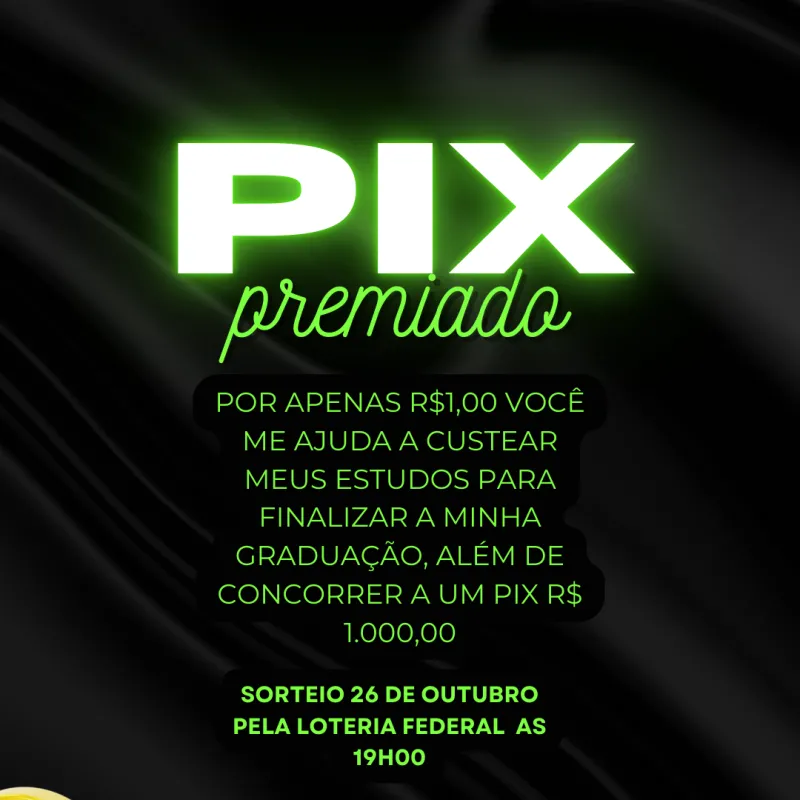 Imagem da campanha Concora a 1000 mil reais no pix