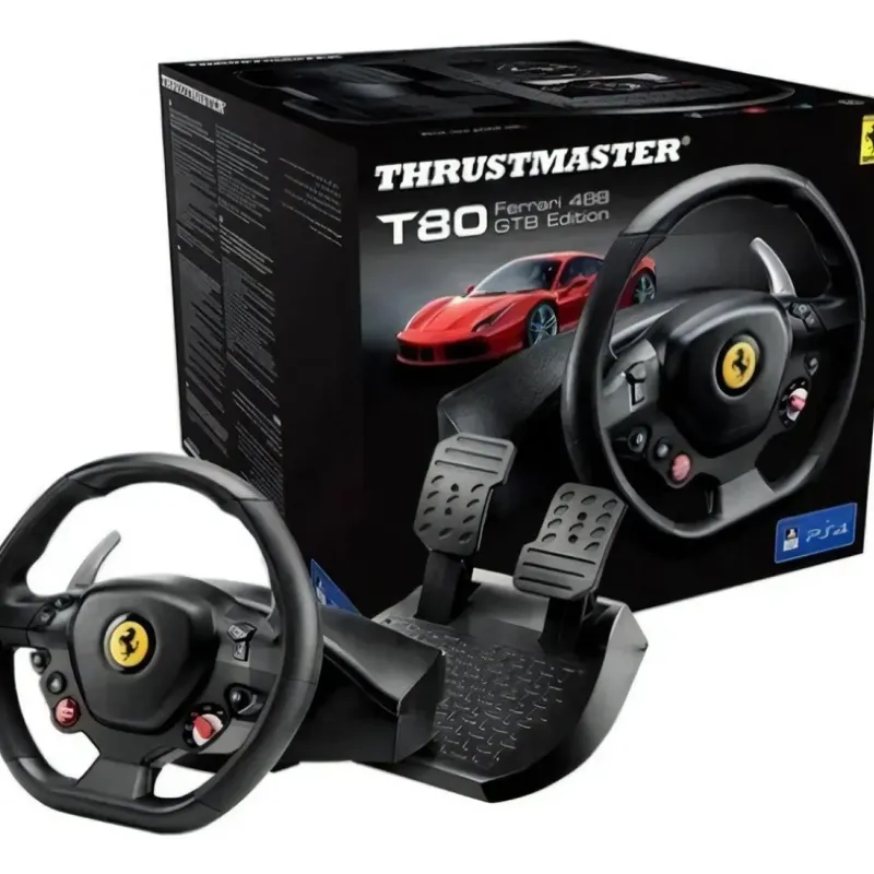 Imagem da campanha Volante Thrustmaster Ferrari T80 488 GTB Edition