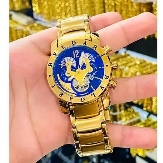 Imagem da campanha Relogio Moeda antiga bvbulgari aço inoxidável