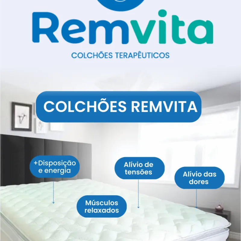 Imagem da campanha RENOVE SEU SONO, COM UM COLCHÃO REMVITA, PARTICIPE DA RIFA
