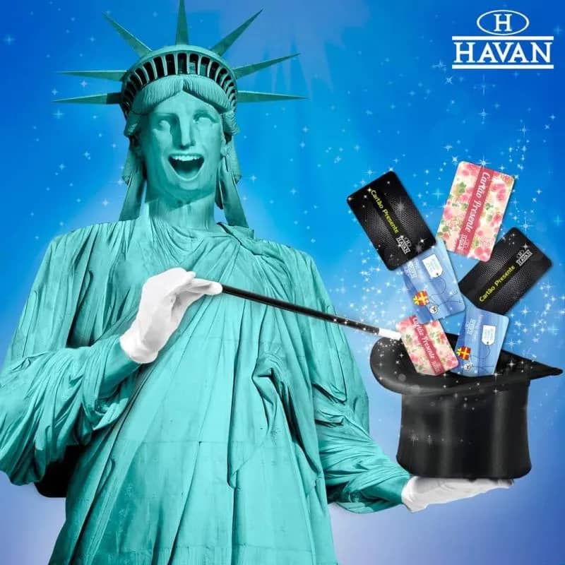 Imagem da campanha 3 VALE COMPRAS HAVAN