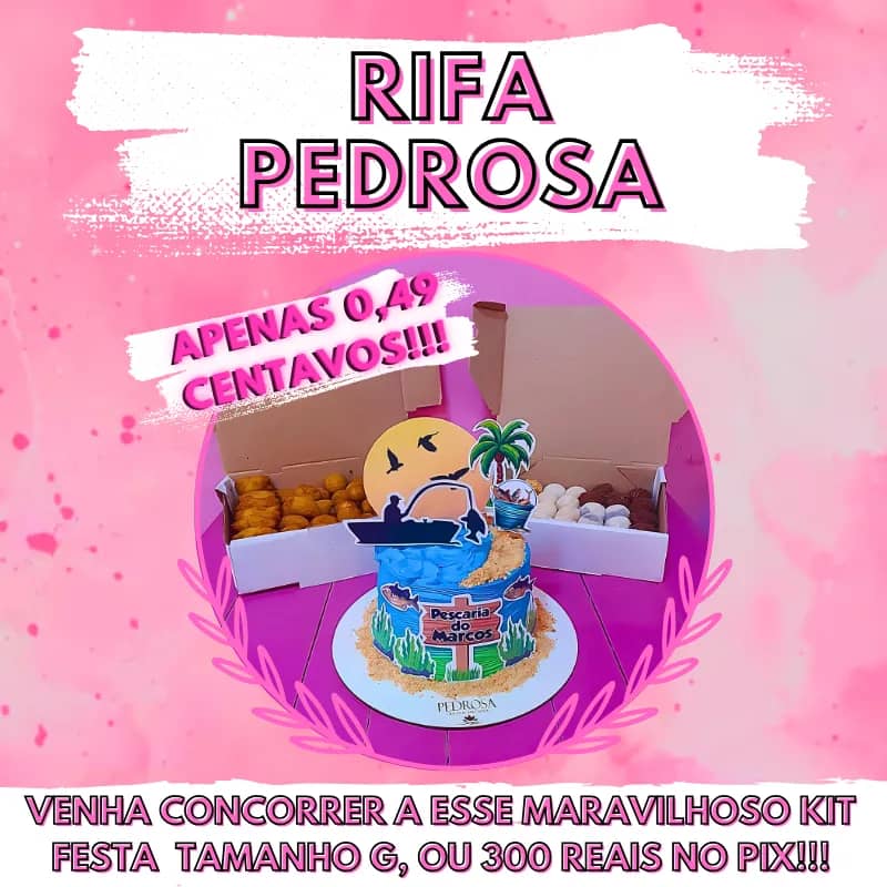 Imagem da campanha RIFA DE UM KIT FESTA TAMANHO G OU 300 REAIS NO PIX