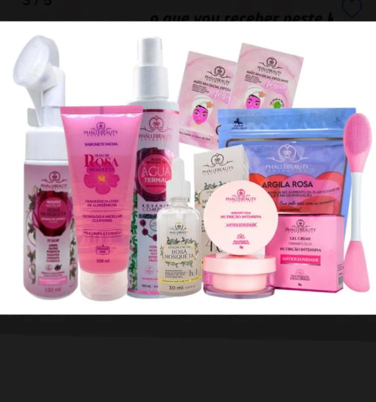 Imagem da campanha kit de skin care da rosa mosqueta