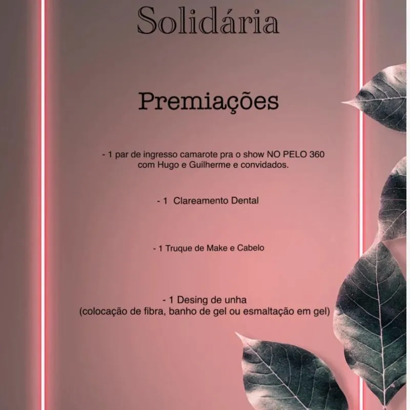 Imagem da campanha Rifa Solidária em Prol tratamento oncológico da Jacque