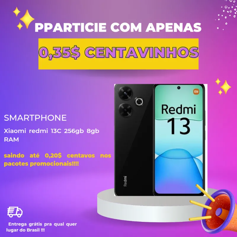 Imagem da campanha Xiaomi 13C 8gb RAM, 256gb NOVINHO!