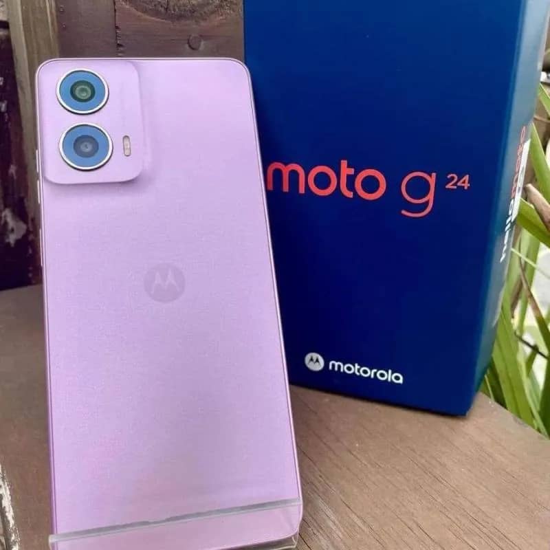 Imagem da campanha Smartphone Motorola Moto G24 128GB Rosa 4GB + 4GB RAM Boost 6,6" Câm. Dupla + Selfie 8MP Dual Chip