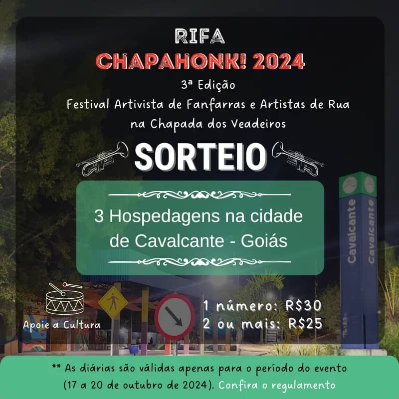 Imagem da campanha Rifa - ChapaHonk!2024