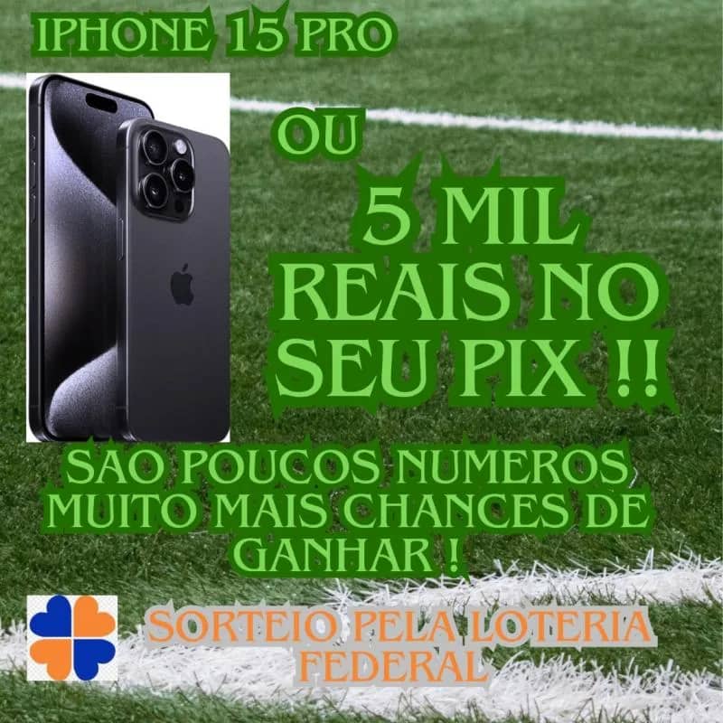Imagem da campanha iphone 15 pro 128G  ou 5k no pix !