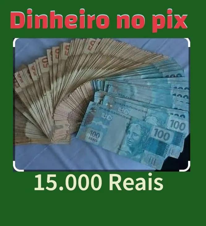 Imagem da campanha Pix de 15.000 reais