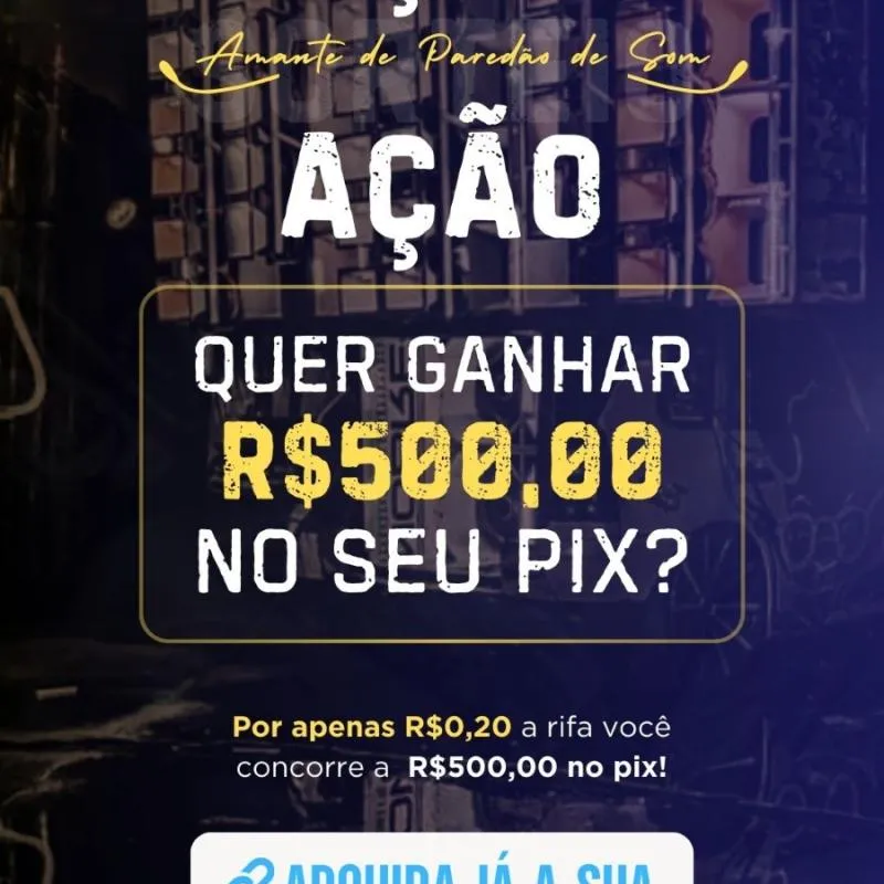 Imagem da campanha Amante de paredão de som