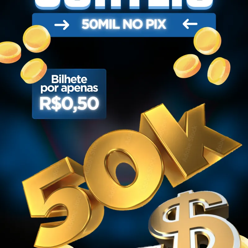 Imagem da campanha 50 Mil no PIX