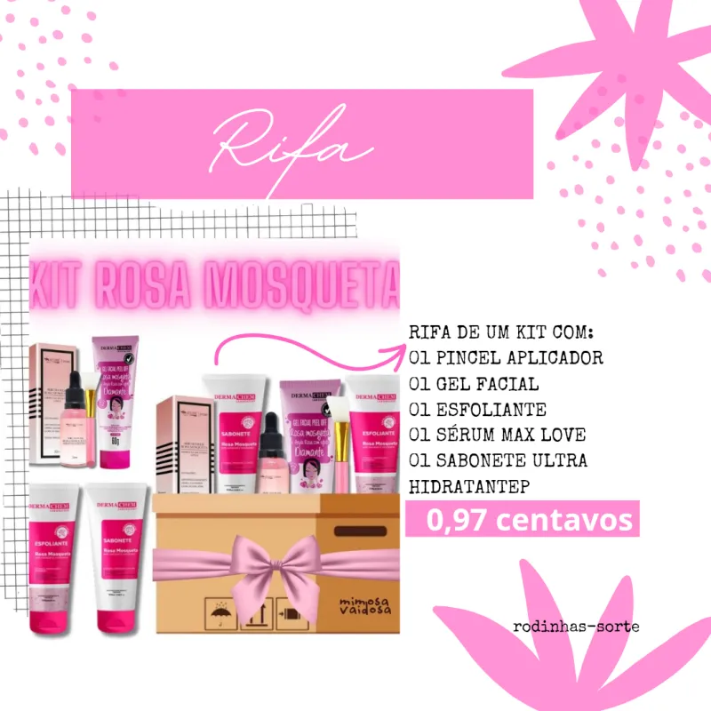 Imagem da campanha Rifinhas da sorte Kit Beleza