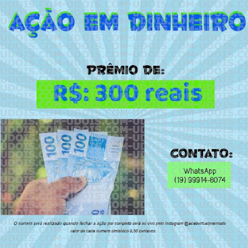 Imagem da campanha Ação Virtual Premiado