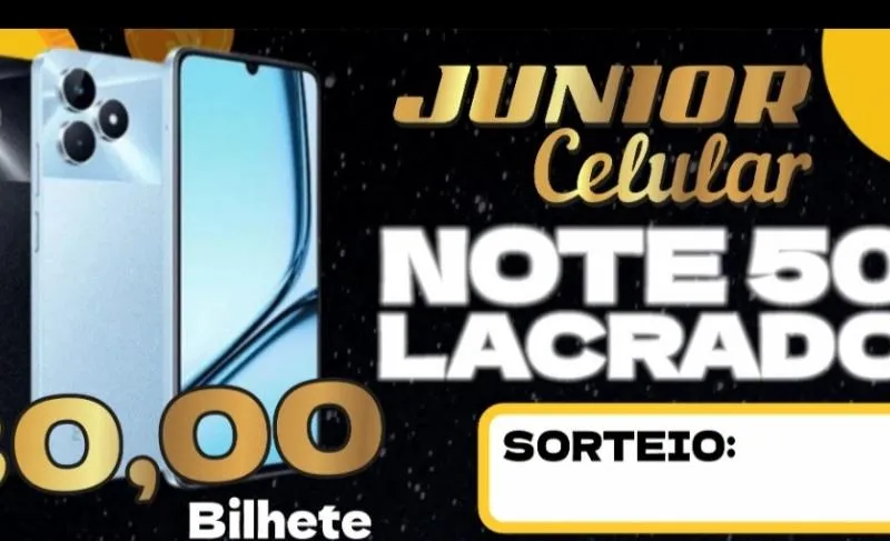 Imagem da campanha Xiaomi note 50 lacrado ou 500$ no pix