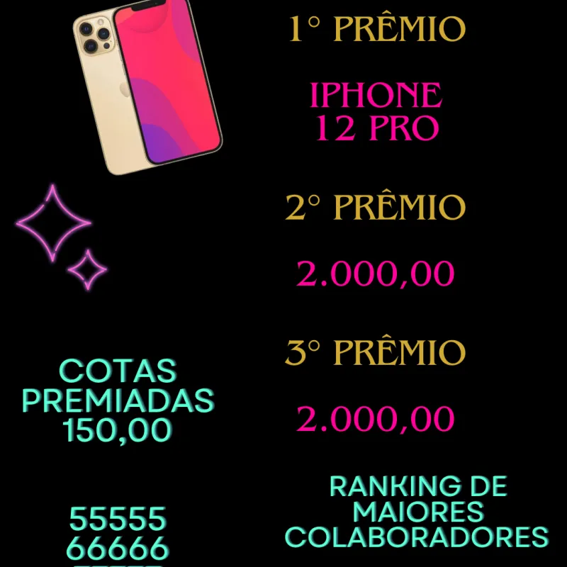 Imagem da campanha Rifa Solidária Nadir Dionísia 2024