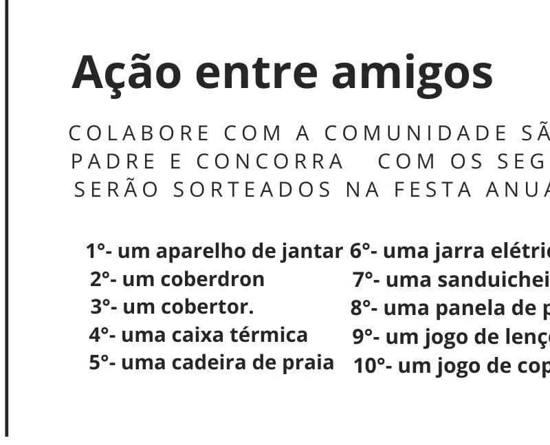 Imagem da campanha Ação entre amigos