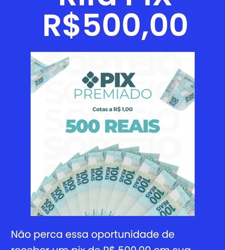 Imagem da campanha Rifa Pix Premiado