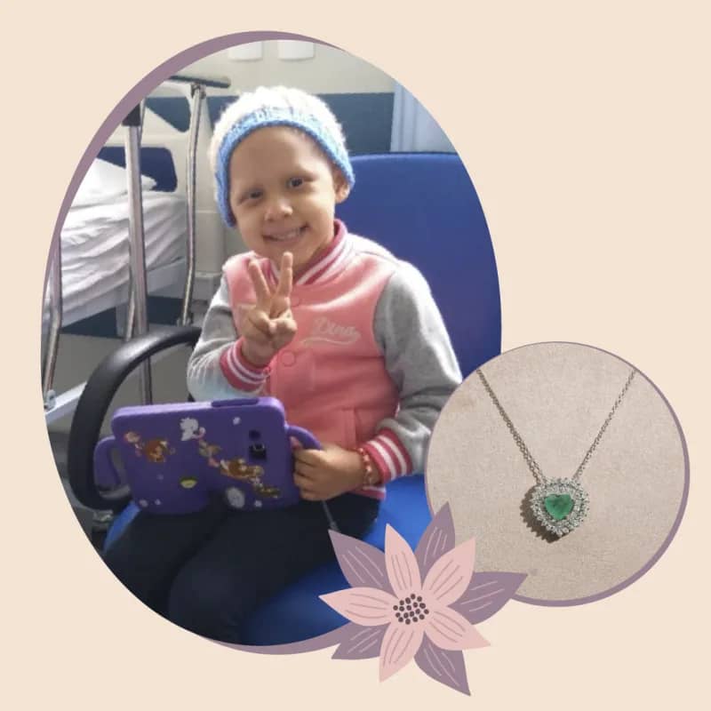 Imagem da campanha Força e Fé: Todos por Maria Fernanda