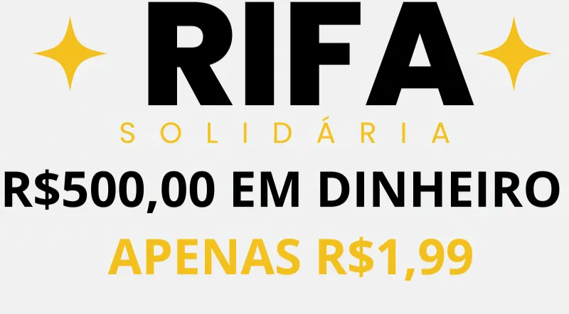 Imagem da campanha SORTEIO R$500,00