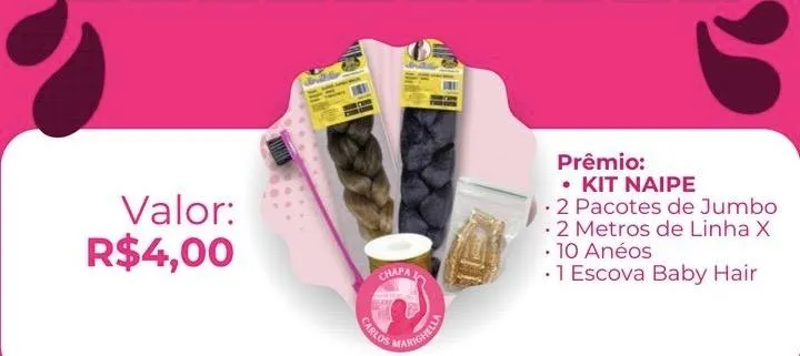 Imagem da campanha RIFA BENEFICENTE- ROSA PELA VIDA