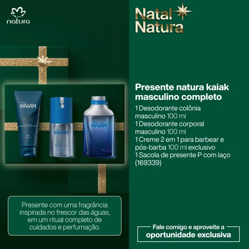 Imagem da campanha NATURA MAIS +++